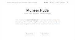 Desktop Screenshot of muneerhuda.com