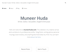 Tablet Screenshot of muneerhuda.com